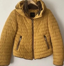 Zara Coat Sz S Mustard Yellow