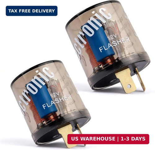 2pcs 12v flasher - 12v, relay,heavy