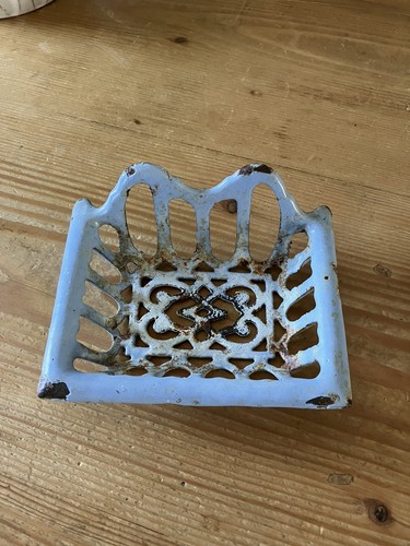 Vintage french enamel soap - vintage,