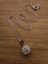 Silver Shamballa Ball Crystal