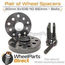 Wheel Spacers (2) & Bolts 20mm