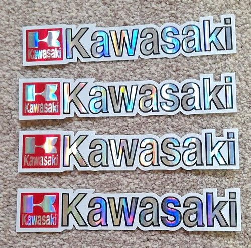 Kawasaki stickers 3d foil - kawasaki, 4