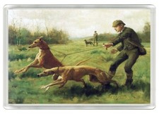 GREYHOUND COURSING DOG ART