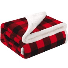Heavy sherpa fleece blanket - heavy,