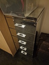 Mirrored 5 Drawer Tall Chest
