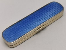 Vtg c1900 Blue Enamel