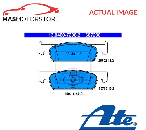 Brake pads set braking - pads, pad