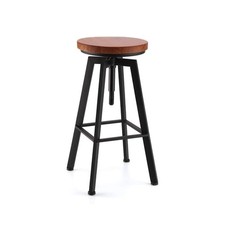 Wooden bar stool - stool, adjustable