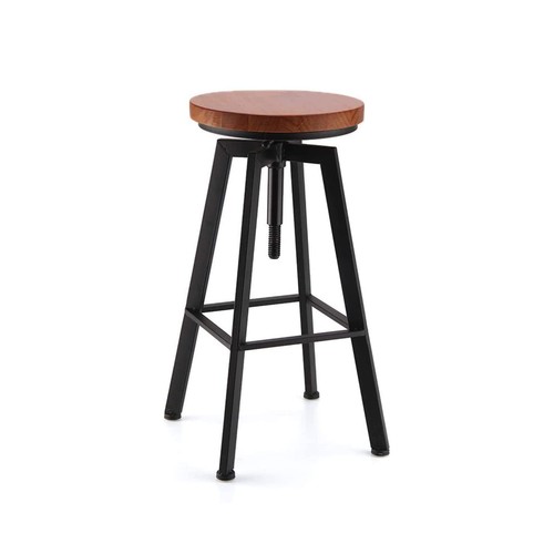 Wooden bar stool adjustable - bar,