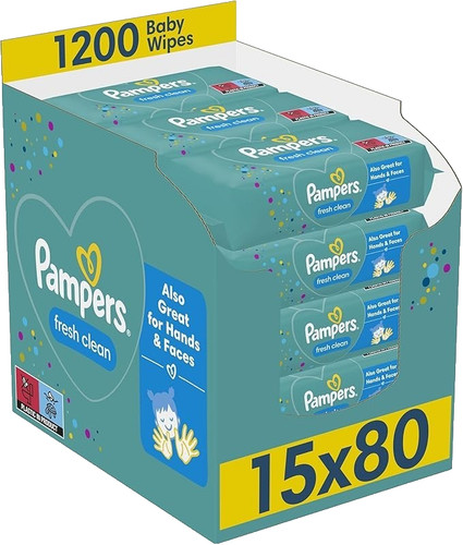 Pampers fresh clean baby - pampers,