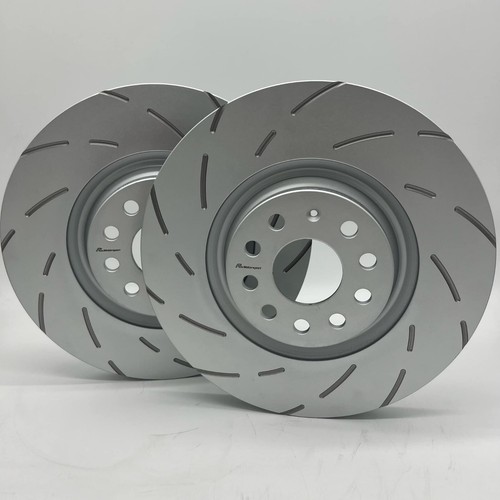 Rear grooved brake discs - grooved,