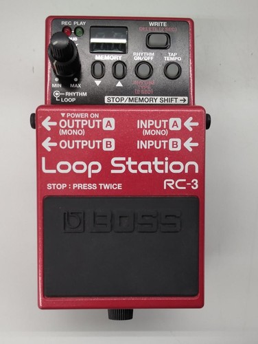Boss loop station effect - boss, rc-3