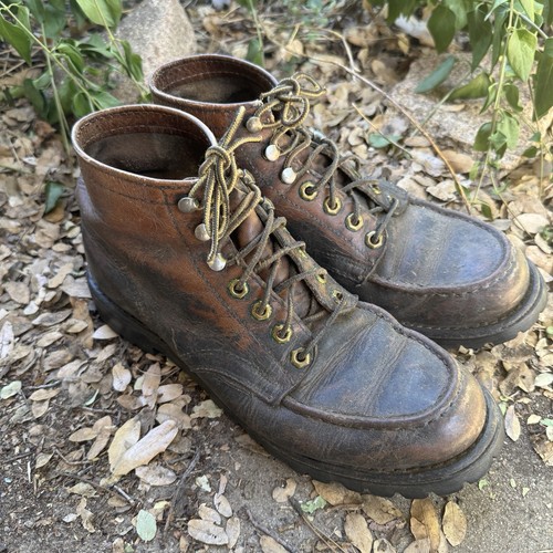 Vintage 40s 50s work boot - vintage,