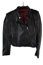 ZARA BASIC Black Faux Leather