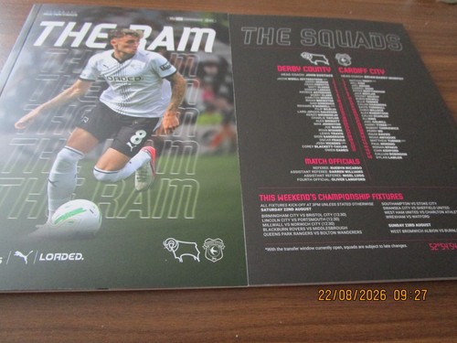 Derby county cardiff city - county,