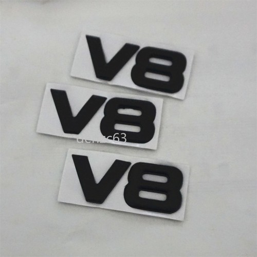 Small matte black - 3x, v8
