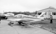 35MM ORIG AIRCRAFT NEG G-ASRW Piper PA-28-180 Cherokee BIGGIN HILL 1966 #8955