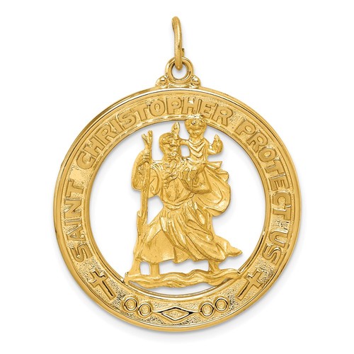 14k yellow gold polished and - 14k,