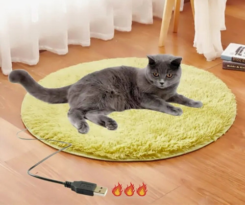 Round usb electric heating - round,