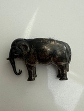 ANTIQUE EDWARDIAN SILVER ELEPHANT PIN CUSHION - ADIE & LOVEKIN