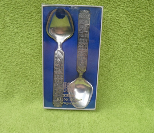 Salad servers konge tinn - konge,