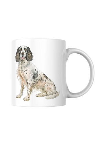 English setter dog - mug,, can