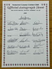 Hand Signed A4 Sheet -