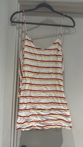 Motel white striped summer - white,
