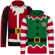 Men's Christmas Jumper Santa