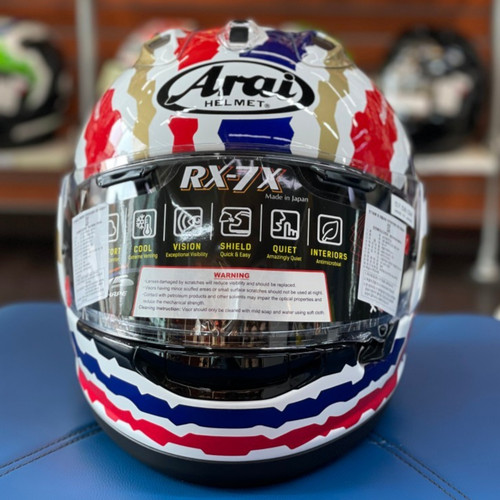 Arai japan doohan - arai, rx-7x