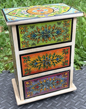Mini Wooden 3 Drawer Chest