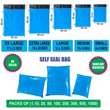 Blue Coloured Mailing Bags