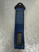 TRS Tow Eye Loop Strap Blue Motorsport MSA Approved Race Rally Track Car Straps