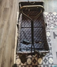 Foldable Outdoor Camping  Trolley Reinforced Super Load Bearing Black