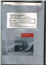 AUDI 100 (C4) AUTOMATIC GEARBOX 097 SERIES 1991-95 FACTORY WORKSHOP MANUAL