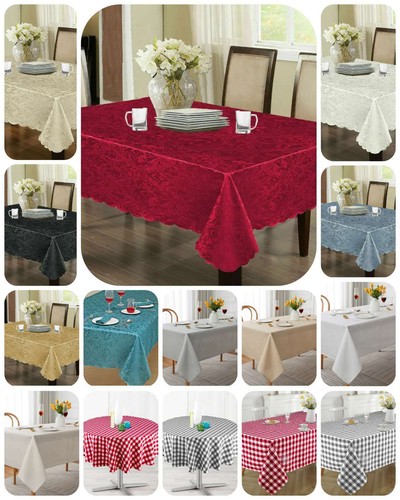 Damask jacquard table cloth - damask,