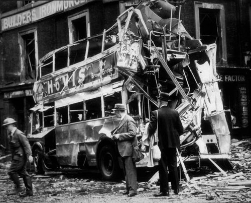 Double decker bus which was
