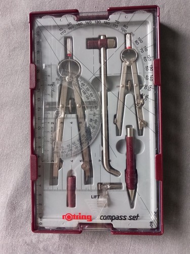 Rotring steel compass drawing - rotring,
