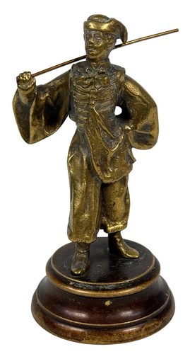 Antique french miniature gilt - miniature,