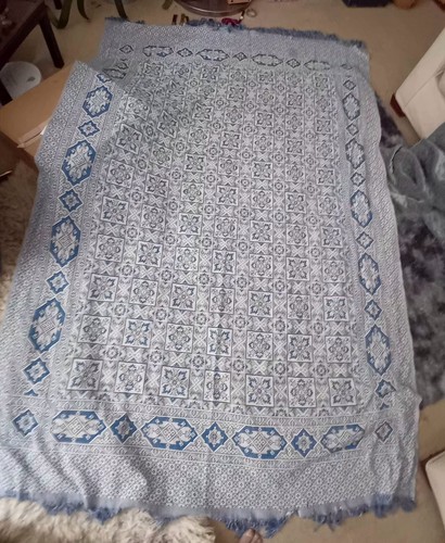 1960s large table - table, woven