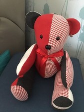 Handmade school memory bear - memory,