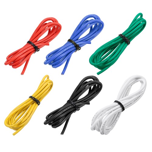 6pcs gauge silicone wire - 6pcs,