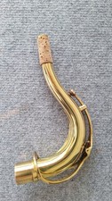 Tenor saxophone neck gold