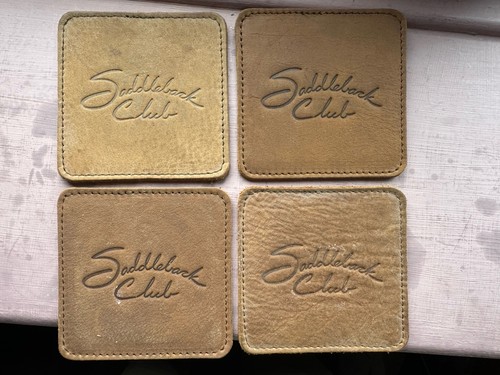 Saddleback leather coasters - saddleback,