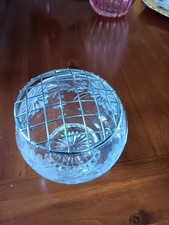 Small Vintage Cut Glass Rose