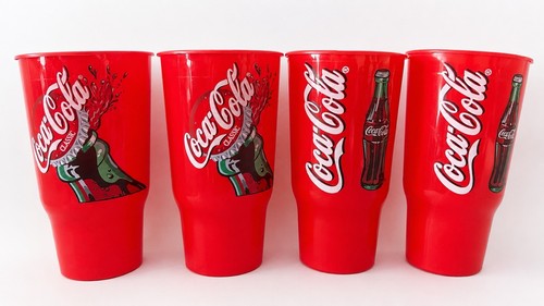 Set coca cola plastic - of, 4