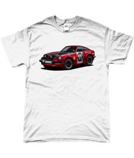 240z Rally Car Cartoon Style