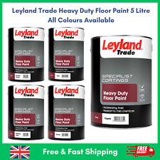 Leyland Trade Heavy Duty Floor Paint  5 Litre  All Colours Available