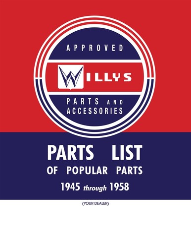 1945 1958 willys - 1945, list