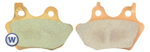 Brake pads rear for harley - for,